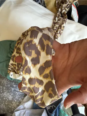 Aerie Leopard Print Wrap One-Piece Swimsuit Sz M thumbnail 5