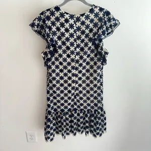 NWT Shoshanna Kassia Mini Dress Navy Ivory‎ Lace Size 10 thumbnail 9