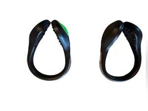 Black Lighted Shoe Clips Night Outdoor Activities - Running, Hiking, Walking thumbnail 2