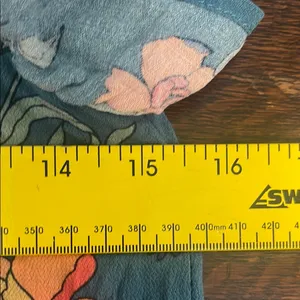 O'Neill Blue Pleated Maxi floral Sundress thumbnail 8