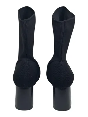 Vero Cuoio Real Italian Leather ᪥ Soft Stretch Sock Heeled Boots ᪥ Black ᪥ 7 235 thumbnail 5