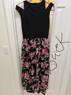 Along mixed dress Black Size 6 thumbnail 3