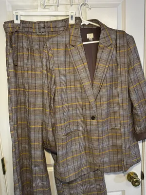 A New Day Plaid Pantsuit Set thumbnail 2