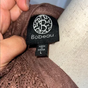 Bobeau Elegant‎ Brown Sleeveless Top thumbnail 2