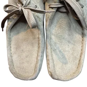 Clarks Originals Wallabee Boots Womens 5 Beige Suede Leather Crepe Ankle Chukka thumbnail 2