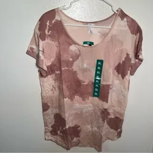 Alternative Women's Size XL Scoop Neck T-Shirt Short Sleeve Blush‎ Dreamstate thumbnail 3