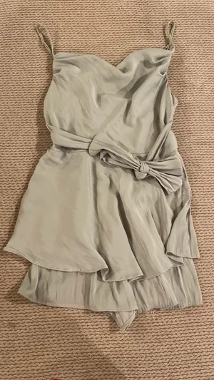 Altar'd State Satin Mini Romper thumbnail 1