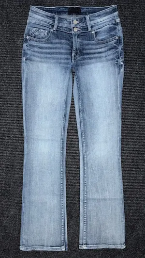 Buckle Black Fit 53 Tailored Bootcut Stretch Jean 26x32 Light Wash BBW2041R EUC thumbnail 1