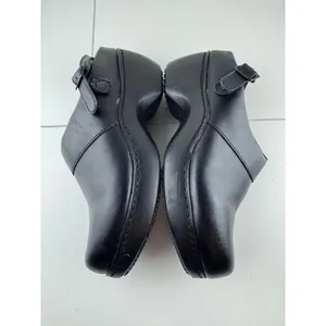 Spring Step Womens Black Leather Clog Shoes Comfort Arch Support‎ Size 9.5 Nurse thumbnail 6
