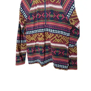 Eddie Bauer Womens L Fleece Pullover Quarter Zip Multicolor thumbnail 3