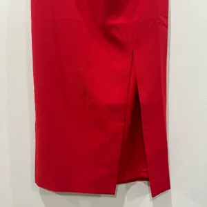 New! Likely Lorna Midi Dress‎ Scarlet Red Size 8 thumbnail 4