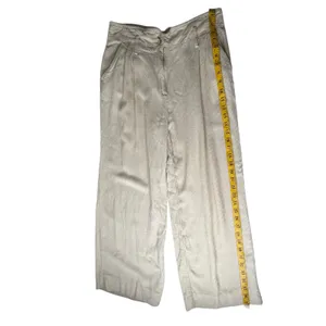 Sézane Cream Corduroy‎ Wide Leg Trousers Pants Size 40 US 8 Minimalist Old Money thumbnail 9