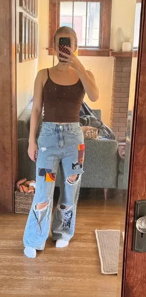 Cider Patchwork Jeans thumbnail 1