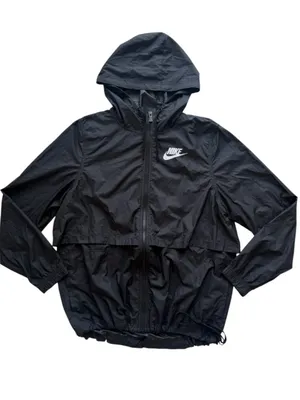 Nike Women's Sportswear Repel Windbreaker Hooded Jacket Size Medium thumbnail 2
