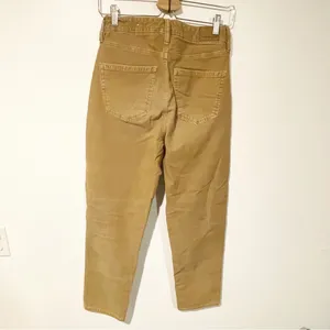 American Eagle‎ Womens Size 4R Mom Straight Jean Brown Fine Whale Corduroy thumbnail 5