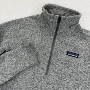 Patagonia Better Sweater Gray Pullover Small RCP‎ Advisors Logo Quarter Zip thumbnail 4
