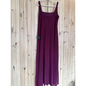 NWT Lulus Remarkable Arrival Plum Purple Sleeveless Maxi Dress Bridesmaid Size M thumbnail 6