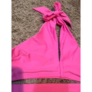 Aerie‎ Pink Halter High Waisted Bikini Set XS NWT Two Piece Swimsuit thumbnail 4