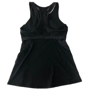 Size 6 Lululemon Body Con Tank Black with Mesh Back thumbnail 12