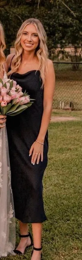 Altar'd State Dress Satin Midi thumbnail 6