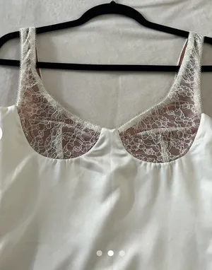 House Of CB Cassandra lace cup satin minidress thumbnail 2