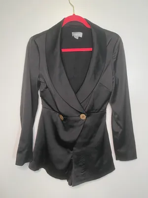 Satin Playsuit Size XS thumbnail 1