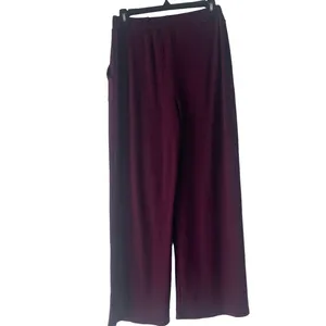 Retreat Women's Size Small Burgundy Purple Two Piece Pajama‎ Set thumbnail 5
