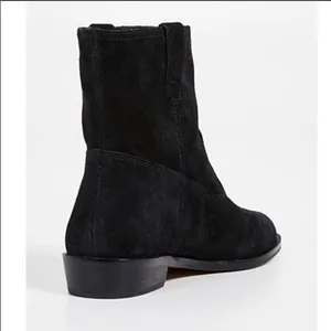 Rebecca minkoff suede‎ short boot black nwob 6 chasidy thumbnail 4