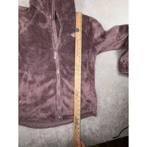 THE NORTH FACE Women's Osito Full Zip‎ Fleece Jacket Grey/Pikes Purple, M thumbnail 5