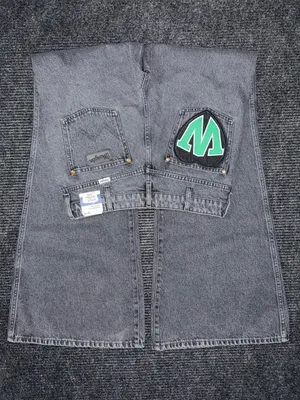 Wrangler Womens Heart Patch Wanderer Flare Jeans High Rise Black 28 x 34 Western thumbnail 3