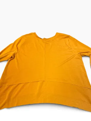 Free People Movement Medium Russet Orange Long Sleeve High Low Workout Top thumbnail 9