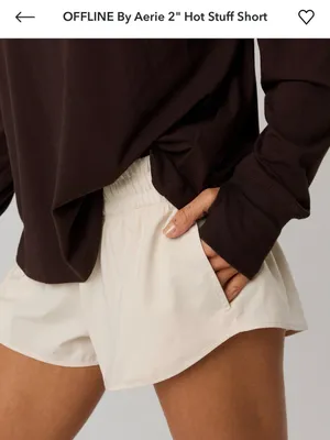 OFFLINE By Aerie 2" Hot Stuff Short cake batter casual summer beach athletic XXL thumbnail 3