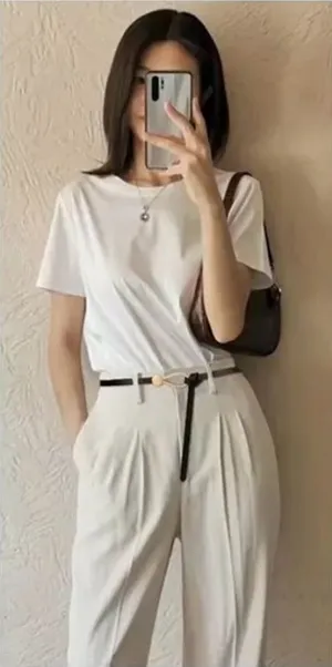 Black Trendy Knotted Skinny Thin Belt For Women Classic Solid Color Faux Leather thumbnail 1