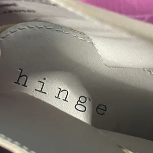 Hinge Beige‎ Suede Lace-up Open-toe Block Heel Shoes Women Size 7.5 S-356 thumbnail 8