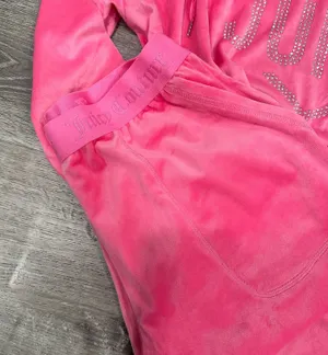 Juicy Couture NWT Forever Pink Jogger Pajama Hoodie Set thumbnail 6