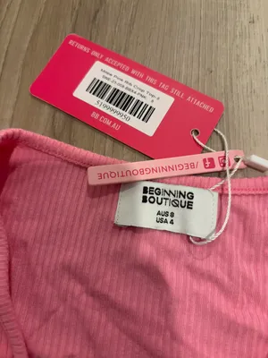 Beginning Boutique Pink top thumbnail 2