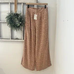 NWT‎ Thread and Supply 100% Tencel Lyocell Wide Leg Beachy Pants Sz S Polka Dot thumbnail 2