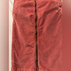 Free People I Want It All Cord Midi Skirt Poppy size 26 thumbnail 3