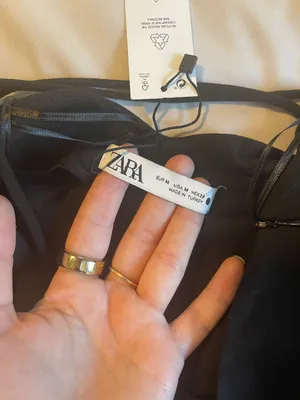 ZARA Black Mini Dress thumbnail 3