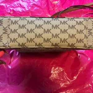 Michael Kors Gold and Brown Crossbody Bag thumbnail 10