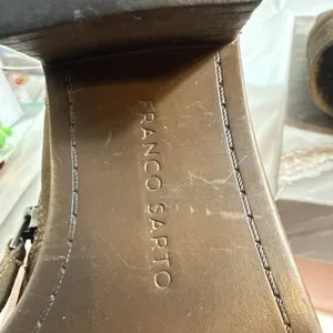 Franco Sarto A-Linden Ankle Boots Womens US 8.5M Brown Leather 2” Heel In Box thumbnail 10