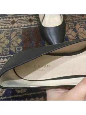 Cole Haan Grand OS Black Pointed Toe Small Stiletto Heels Business Work thumbnail 4