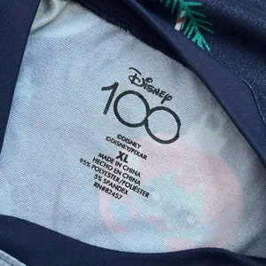 Disney Mickey Olaf Stitch Christmas Pajama Top XL Holiday Shirt thumbnail 6