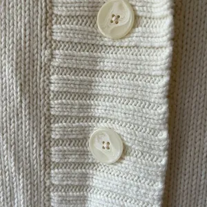 Old Navy Sz S Oversized Funnel Neck Rib Knit Cream Sweater Coat Pockets thumbnail 7