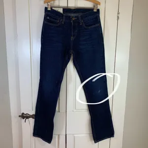 Hollister Womens Straight Leg Jeans Dark Wash Indigo Blue Denim Size‎ 29x32 READ thumbnail 5