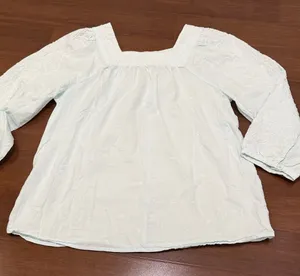 GAP Textured Mint Green Blouse thumbnail 1