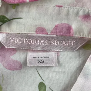 Victoria's‎ Secret Vintage 2003 Pink Floral Cotton Pajama Set XS Sleeveless Top thumbnail 6