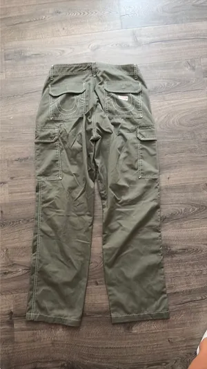 True Religion Olive Green Men’s Cargo Pants thumbnail 2