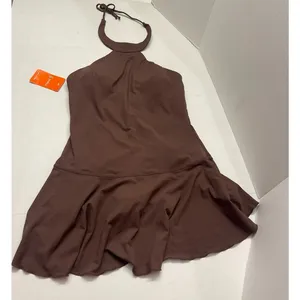 Joyspels Women’s Athletic Tennis Dress Brown Size L New With Tag thumbnail 6