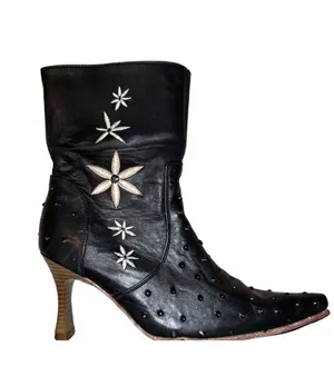 El Canelo Black Cowgirl Boots thumbnail 3